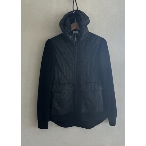 Zella Jackets & Blazers - Zella Pullover XS Extra Small Zip Long Sleeves Athletic Black Pockets Puffer